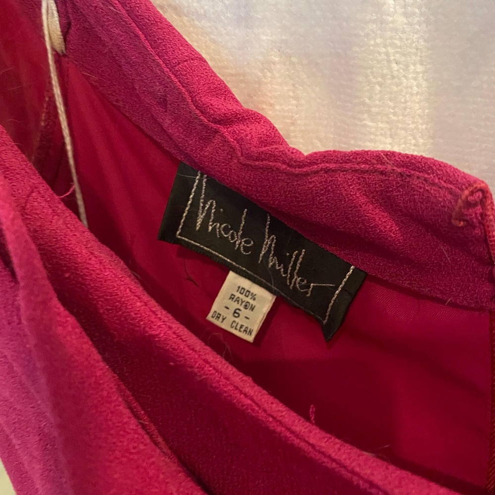 Nicole Miller Fuchsia Dress